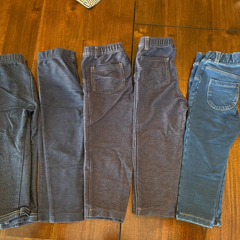 Lot of toddler jeggings
